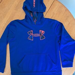 Under Armour Blue Hoodie with Logo